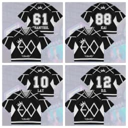 Kpop Gift for Lovers American Street Style T-Shirt EXO 2026 World Tour Jersey Family Matching Summer Casual Quick-drying Top