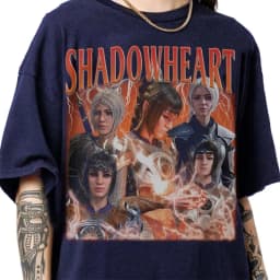 Limited Shadowheart Baldur's Gate 3 90s Bootleg Vintage T-Shirt, Shadowheart BG3 Game Streetwear Classic Tee