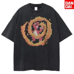 Pokemon Gastly Haunter Gengar T Shirt Men 2026 Summer Vintage Acid Wash Oversized Tee Japanese Anime Streetwear Hip Hop Harajuku