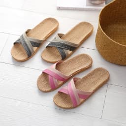 Hemp Home Women's Slippers Flats Open-Toe Designer Summer Woman Shoes Casual Indoor Slides Non-Slip Soft Sole Unisex Breathable