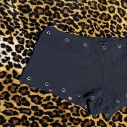 Gothic garbage rock American fashion Y2K shorts rivet design hip-hop fashion pattern print street wear punk hot pants retro emo