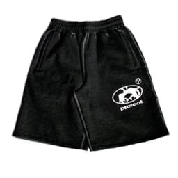Men's 2026 New Hot Summer Grey Cotton Y2K Hiphop Streetwear Shorts European Street Style Trendy Baggy Casual Cargo Urban Wear