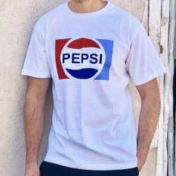Summer Men P-Pepsi Luxury T Shirts for Men Summer Print Shirt Cotton High Quality Clothing Streetwear Tops Tee Men's Clothing
