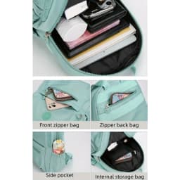 Stylish Travel Casual Oxford Backpack Multi Pocket Durable Shoulder Bags Versatile Practical Student Backpacks for Work Outings