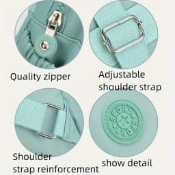 Stylish Travel Casual Oxford Backpack Multi Pocket Durable Shoulder Bags Versatile Practical Student Backpacks for Work Outings