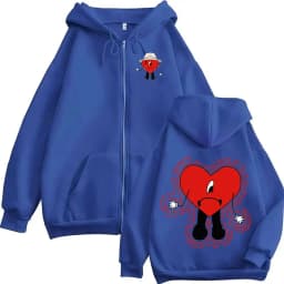 Rapper Bad Bunny 2025 90s Graphic Sin TI Hoodie Dtmf Men's Womens High Quality Clothing Hot Sale Comfort Coats Jacket Streetwear