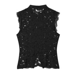 BSAY Women's Clothing Fashion Chinese Style White Vest Summer New Stand Up Collar Hollow Lace Sleeveless Chic Female Tank Top