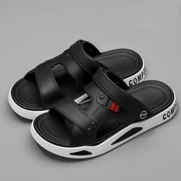 Men's Slippers Summer Outdoor Couple's Beach Sandals EVA Soft Thick-soled Indoor Home Slides Fashion Non-Slip Bathroom Slippers