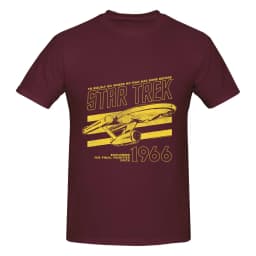1 Piece Enterprise Graphic 100% Cotton T-Shirt Star Treks Tops Tees For Men