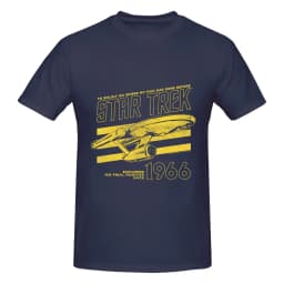 1 Piece Enterprise Graphic 100% Cotton T-Shirt Star Treks Tops Tees For Men