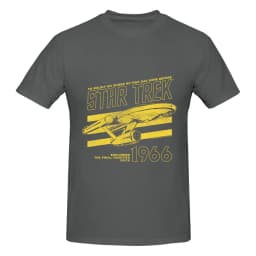 1 Piece Enterprise Graphic 100% Cotton T-Shirt Star Treks Tops Tees For Men