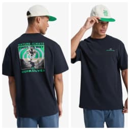 2026 Quikglobe Surfing Outdoor Sports T-Shirt Cotton Graphic Tee Men Women Summer Streetwear Top