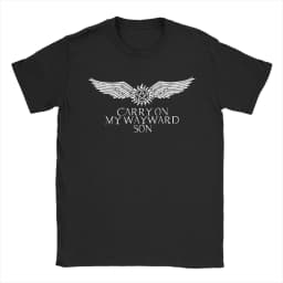 Pudding Dean Supernatural T Shirt Men Women Cotton Awesome T-Shirts O Neck Tee Shirt Short Sleeve Tops Big Size