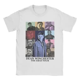 Pudding Dean Supernatural T Shirt Men Women Cotton Awesome T-Shirts O Neck Tee Shirt Short Sleeve Tops Big Size