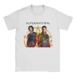 Pudding Dean Supernatural T Shirt Men Women Cotton Awesome T-Shirts O Neck Tee Shirt Short Sleeve Tops Big Size