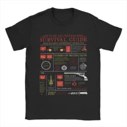 Pudding Dean Supernatural T Shirt Men Women Cotton Awesome T-Shirts O Neck Tee Shirt Short Sleeve Tops Big Size