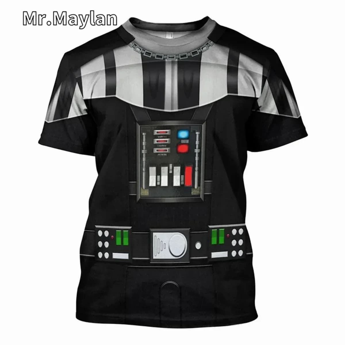 Darth Vader 3D Print Sport Quick-dry Breathable Men T-shirt Outdoor Street Cosplay Parent-child Short Sleeve Clothing Top Summer