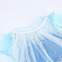 Girls Elsa Sequins Snow queen Princess Costume Dress Cape Full Accessories For Halloween Birthday Party Role Play
