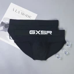Mens Briefs Milk Silk Ice Silk Low Waist Breathable Elastic Bag Close-Fitting Comfortable Briefs