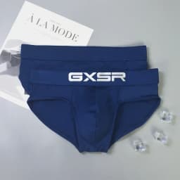 Mens Briefs Milk Silk Ice Silk Low Waist Breathable Elastic Bag Close-Fitting Comfortable Briefs