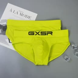 Mens Briefs Milk Silk Ice Silk Low Waist Breathable Elastic Bag Close-Fitting Comfortable Briefs