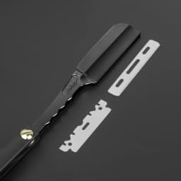 Men Manual Folding Beard Shaver Hollow Out Handle Straight Razor Barber Shaver Salon & Home Use With 100pcs Edge Single Blades