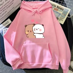 2025 Spring and Autumn New Fabric and Dudu Anime Cute Hoodie Spring and Autumn Couple Casual Long Sleeve Hoodie