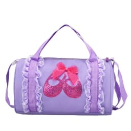 Fashion Oxford Ballet Dance Bags Large Capacity Sequin Print Dance Backpack Lovely Handbag Girls