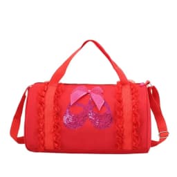 Fashion Oxford Ballet Dance Bags Large Capacity Sequin Print Dance Backpack Lovely Handbag Girls