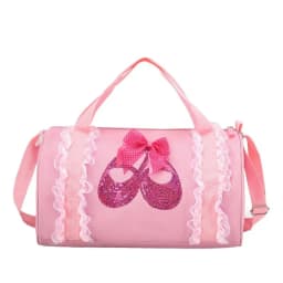 Fashion Oxford Ballet Dance Bags Large Capacity Sequin Print Dance Backpack Lovely Handbag Girls