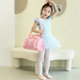 Fashion Oxford Ballet Dance Bags Large Capacity Sequin Print Dance Backpack Lovely Handbag Girls