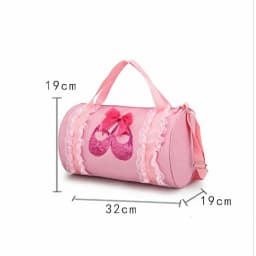 Fashion Oxford Ballet Dance Bags Large Capacity Sequin Print Dance Backpack Lovely Handbag Girls