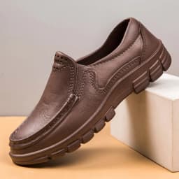 Hotel Kitchen Non-slip Oil-resistant Chef's Shoes Casual Flat Work Safe Men's Shoes Breathable Comfortable Slip on Plus Size 48
