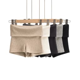 Summer Clothes Casual Shorts Woman Knit Fold Over Shorts High Waisted Slim Fit Stretchy Yoga Shorts Active Jogger Shorts Black