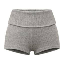 Summer Clothes Casual Shorts Woman Knit Fold Over Shorts High Waisted Slim Fit Stretchy Yoga Shorts Active Jogger Shorts Black