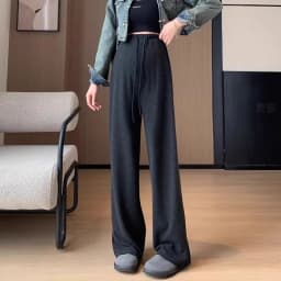 Maternity Pants Spring and Fall Models Wide-Legged Pants Without Babywear Maternity Casual Pants Large Size Glutinous Rice Pants