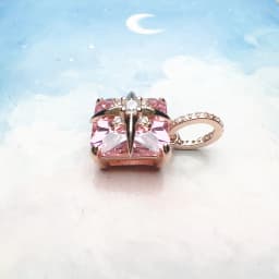 Rose Gold Plated Star with Stone Pendant Brand New Fashion Jewelry Romantic Gift for Women
