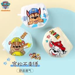 3PCS/SET Original Paw Patrol Children's Cotton Underpants Chase Marshall Rubble Boy Baby Triangle Underwear Boys Shorts Briefs