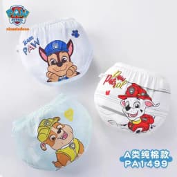 3PCS/SET Original Paw Patrol Children's Cotton Underpants Chase Marshall Rubble Boy Baby Triangle Underwear Boys Shorts Briefs
