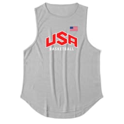 Usa and Flag of The United States Fashion Sports Tank Tops Mens Summer Quick Dry Mesh Gym Clothing Muscle Vest Basketball Jersey