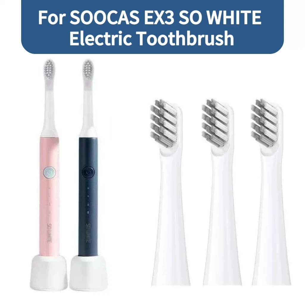 Replacement Electric Toothbrush Heads For SOOCAS EX3 SO WHITE Electric Toothbrush Heads Bristles,4-16PCS