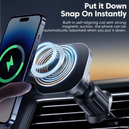 Toocki Magnetic Car Wireless Charger Car Phone Holder Air Outlet 15W Fast Charging Charger in Car For iPhone 15 14 13 12 Pro Max