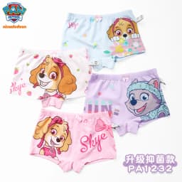 2024 New Genuine Paw Patrol Boys Girls Underpants Children Underwear Girls shorts Boxer Brief Cotton Corner Pants High Quality
