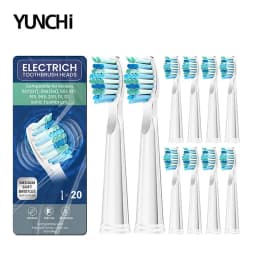 Replacement Toothbrush Heads For Fairywill Sonic Electric Toothbrush FW-507/508/515/551/917/959/2011/D1/D3/D7 Du Pont Bristles