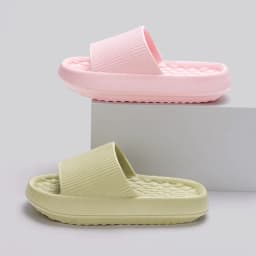 Women's Thick Platform Cloud Slippers Summer Beach EVA Soft Sole Pillow Slides Flip Flops Woman Non Slip Bathroom Home Slippers