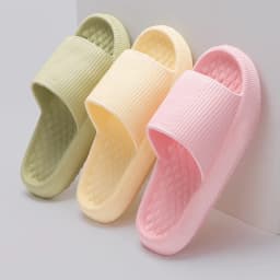 Women's Thick Platform Cloud Slippers Summer Beach EVA Soft Sole Pillow Slides Flip Flops Woman Non Slip Bathroom Home Slippers
