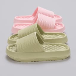 Women's Thick Platform Cloud Slippers Summer Beach EVA Soft Sole Pillow Slides Flip Flops Woman Non Slip Bathroom Home Slippers