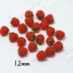DIY Mini Czech Glass Grape Beads Raspberry Pendant Accessory Bead