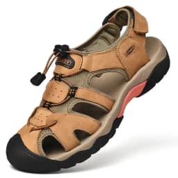2024 Genuine Leather Men Shoes Summer New Large Size Men's Sandals Men Sandals Fashion Sandals Slippers Big Size 38-47