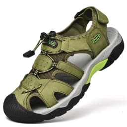 2024 Genuine Leather Men Shoes Summer New Large Size Men's Sandals Men Sandals Fashion Sandals Slippers Big Size 38-47